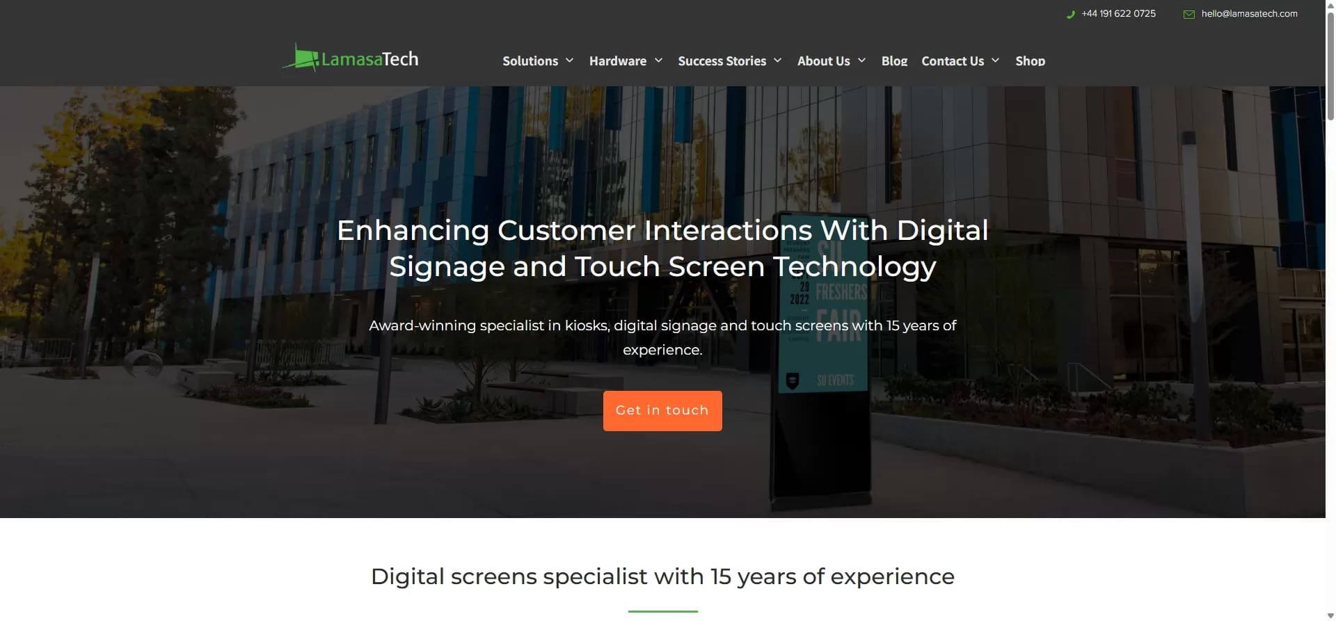 LamasaTech Interactive Kiosks UK