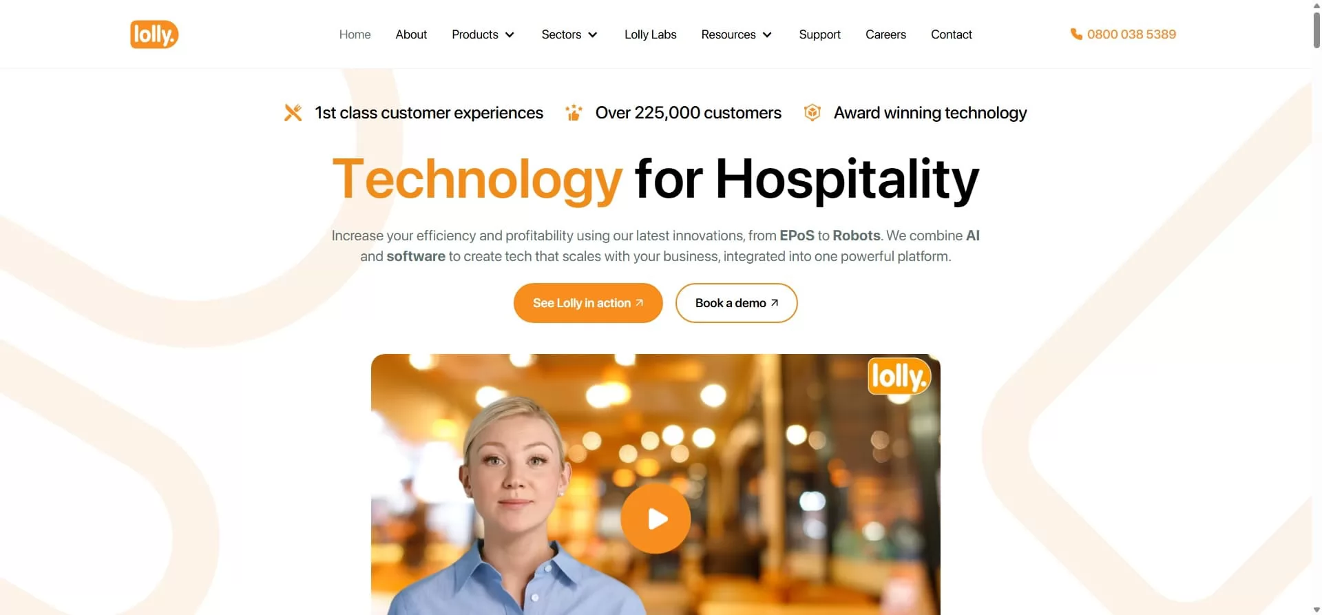 Lolly POS Hardware for UK Hospitality Industry